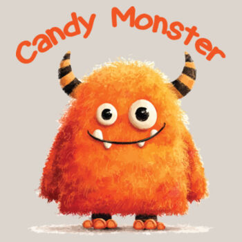 Orange Candy Monster Tote Design
