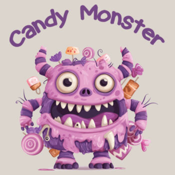 Pink Candy Monster Tote Design
