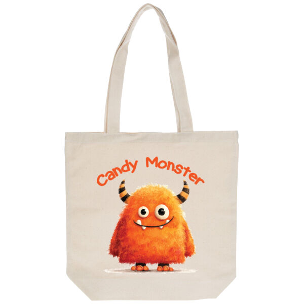 Orange Candy Monster Tote Thumbnail