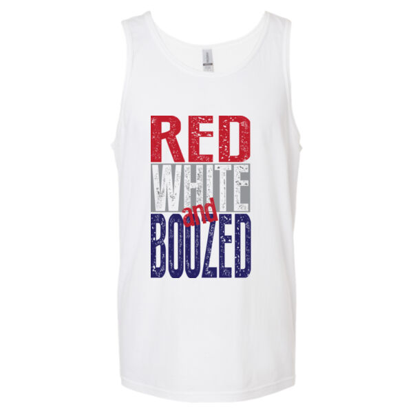 Red White and Boozed Racerback Women's Tank Thumbnail