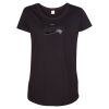Women's Maternity Scoop Neck Fine Jersey Tee Thumbnail