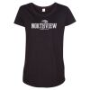 Women's Maternity Scoop Neck Fine Jersey Tee Thumbnail